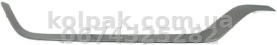 Правий молдинг решітки бампера Lincoln MKX 2016-2019, хром, AVTM, FA1Z17K946AA, 184900912 Правий молдинг решітки бампера Lincoln MKX 2016-2019, хром, AVTM, FA1Z17K946AA, 184900912