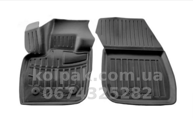 Polyurethane floor mats for Ford Fusion 2016-, USA, with raised edges, 2 pcs, Stingray, 5007252 Polyurethane floor mats for Ford Fusion 2016-, USA, with raised edges, 2 pcs, Stingray, 5007252 β photo 1