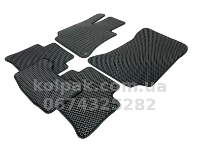 Килимки в салон Mercedes-Benz E-Class W212 2009-2013, EVA, чорні, 5 шт., AVTM BLCEV1345 — фото 3
