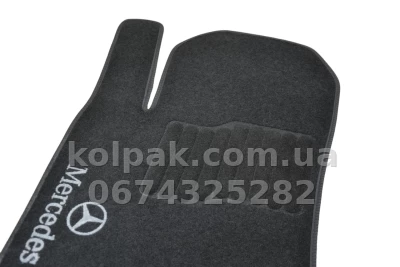 Ворсові килимки в салон Mercedes-Benz B-Class W246 2011-, чорні, AVTM BLCCR2332 — фото 9