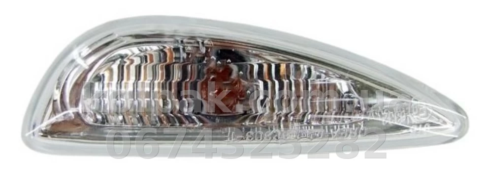Правий покажчик повороту Hyundai Accent 2011-2015, на крилі, білий прозорий, AVTM, 183227 KB2-P Правий покажчик повороту Hyundai Accent 2011-2015, на крилі, білий прозорий, AVTM, 183227 KB2-P — фото 1