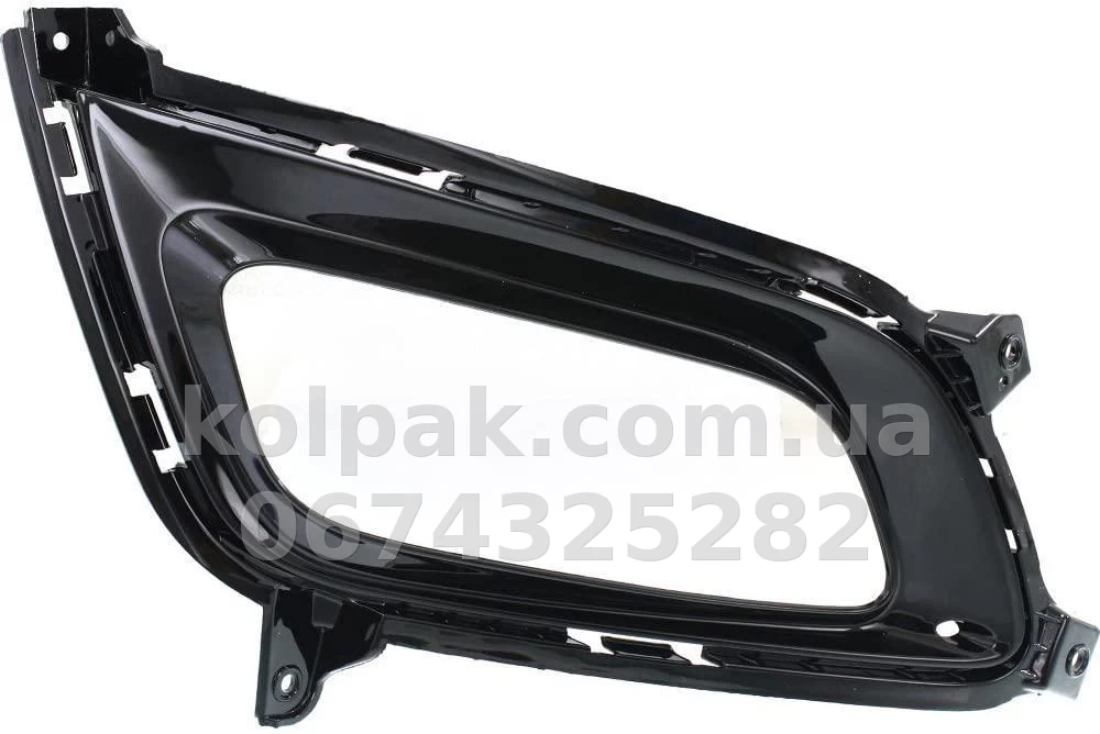 Kratka zderzaka prawa Kia Optima 2013-2016, z otworem na światło przeciwmgielne, czarny połysk, AVTM, 865524C500, 4032 914 Kratka zderzaka prawa Kia Optima 2013-2016, z otworem na światło przeciwmgielne, czarny połysk, AVTM, 865524C500, 4032 914 — zdjęcie 1