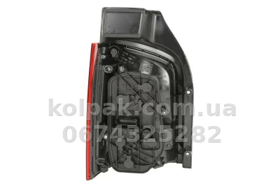 Original rear right light Volkswagen T5 2010-2015, number of doors — 1, 7E5945096E — photo 2