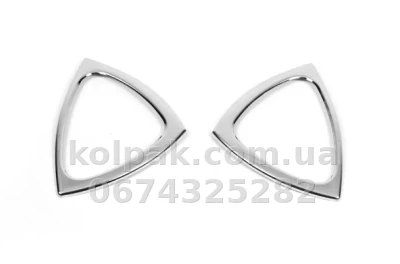 Chrome-plated Trims for door handles (surround) (2 pcs) SMART CityCar W450 1998-2007, OmsaLine, 4750050 — photo 2