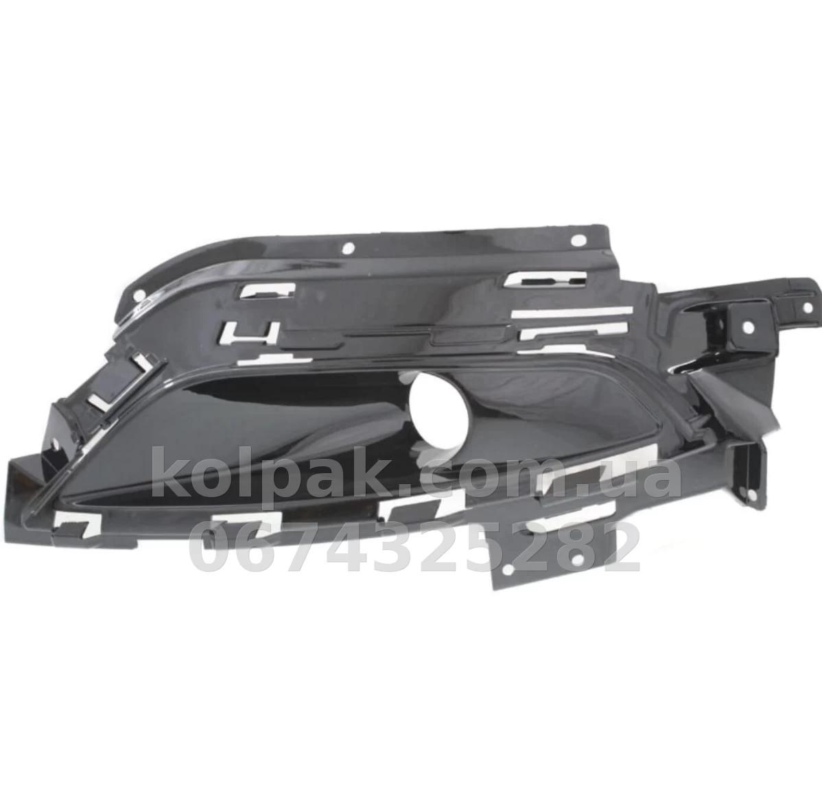 Kratka zderzaka prawa Chrysler 200 2014-2016, zewnętrzna, czarny połysk, AVTM, 68203002AC, 181803922 Kratka zderzaka prawa Chrysler 200 2014-2016, zewnętrzna, czarny połysk, AVTM, 68203002AC, 181803922 — zdjęcie 1