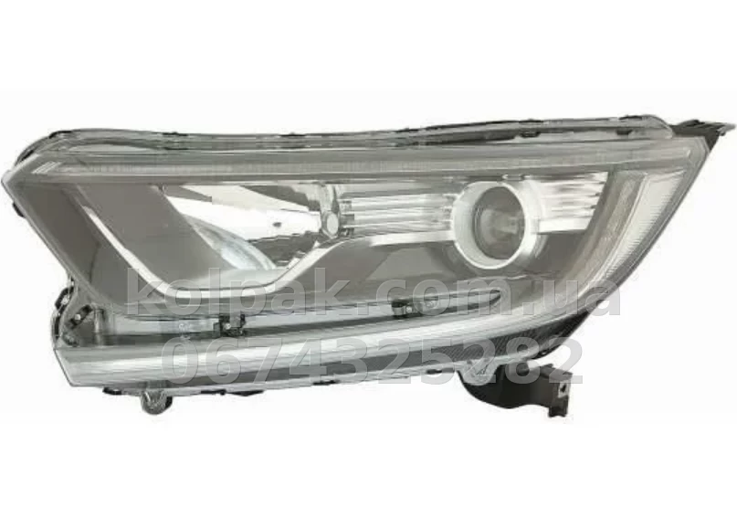 Front right headlight Honda CR-V 2017-2020, electric adjustment, with levelling motor, without bulbs (H11/HB3/LED), Depo, 1171143RMLDM2 Front right headlight Honda CR-V 2017-2020, electric adjustment, with levelling motor, without bulbs (H11/HB3/LED), Depo, 1171143RMLDM2 β photo 1
