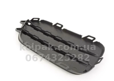 Original left bumper grille Volkswagen Tiguan 2012-2016, without fog light opening, 5N0853665F9B9 — photo 3