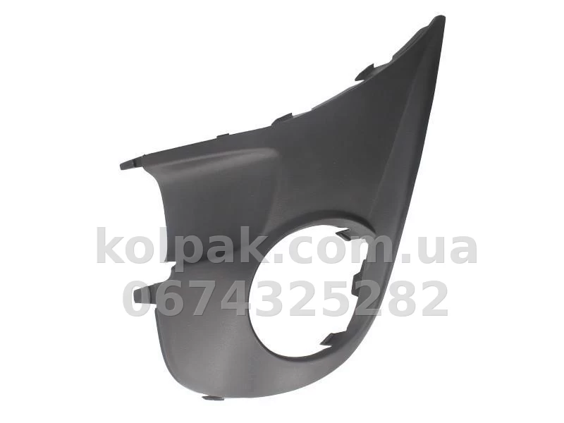 Ліва решітка бампера Volkswagen Touareg 2007-2009, з отвором для протитуманної фари, AVTM, 7L6853663H, 7410 995 Ліва решітка бампера Volkswagen Touareg 2007-2009, з отвором для протитуманної фари, AVTM, 7L6853663H, 7410 995 — фото 1