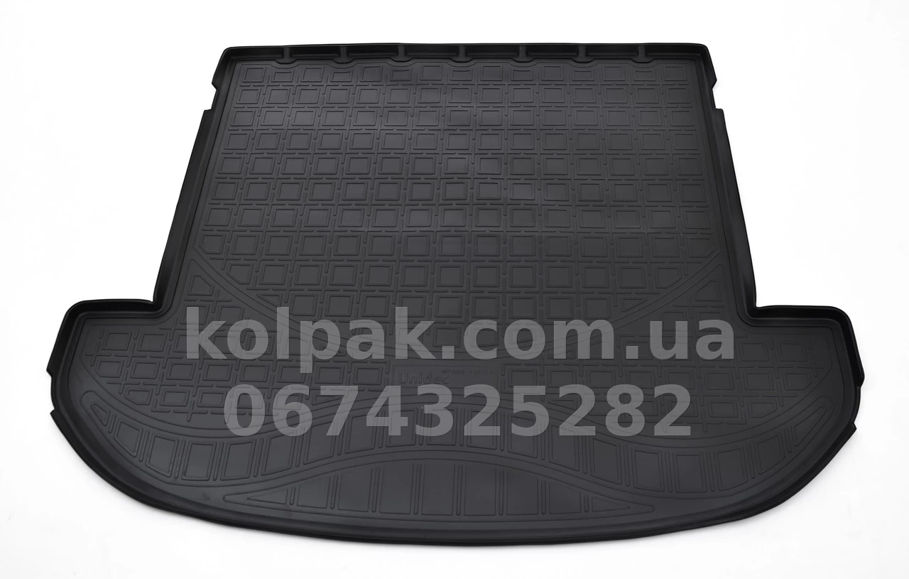 Polyurethane boot mat for Hyundai Santa Fe 2018-, 7 seats, long, Norplast NPA00-T31-531 Polyurethane boot mat for Hyundai Santa Fe 2018-, 7 seats, long, Norplast NPA00-T31-531 β photo 1