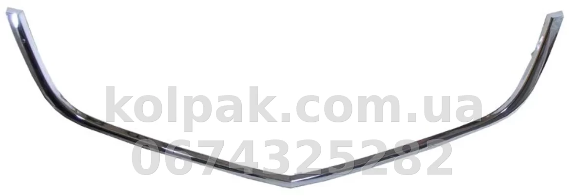Nakładka atrapy chłodnicy Acura TSX/Honda Accord 2003-2005, chromowana, AVTM, 183007991 Nakładka atrapy chłodnicy Acura TSX/Honda Accord 2003-2005, chromowana, AVTM, 183007991 — zdjęcie 1