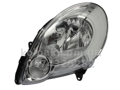Передня ліва фара Renault Kangoo 2008-2013, H4, електричне регулювання, Depo, 551-1176L-LD-EM Передня ліва фара Renault Kangoo 2008-2013, H4, електричне регулювання, Depo, 551-1176L-LD-EM
