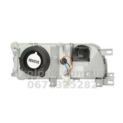 Front right headlight Nissan Primera P10 1990-1995, H4/H3, manual adjustment, Depo, 215-1141R-LD-E — photo 2