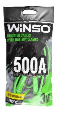 Jump lead 500 A 3 m polythene pack Winso 138500 — photo 2
