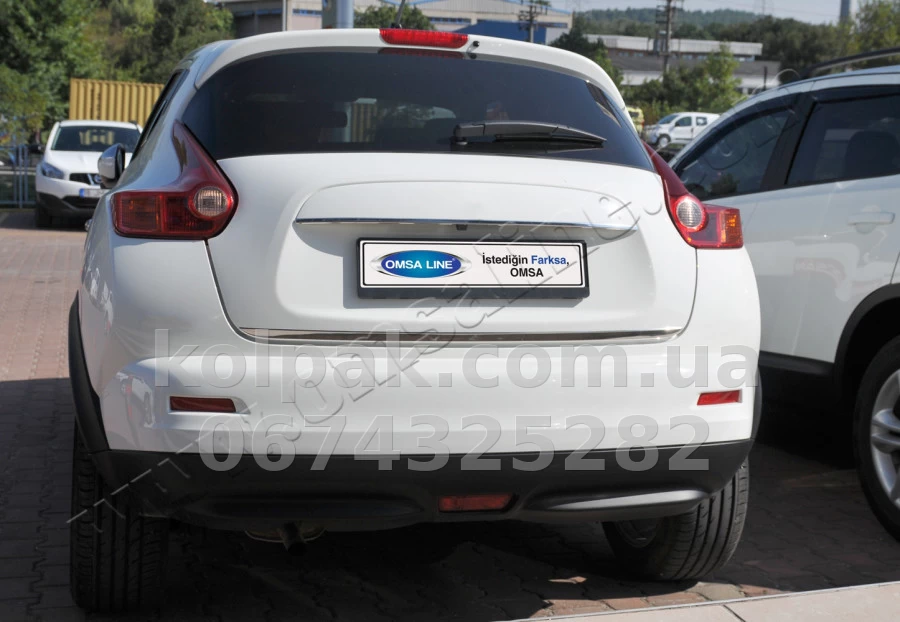 Chrome boot lid trim Nissan Juke 2010-, OmsaLine, 5008053 Chrome boot lid trim Nissan Juke 2010-, OmsaLine, 5008053 β photo 1