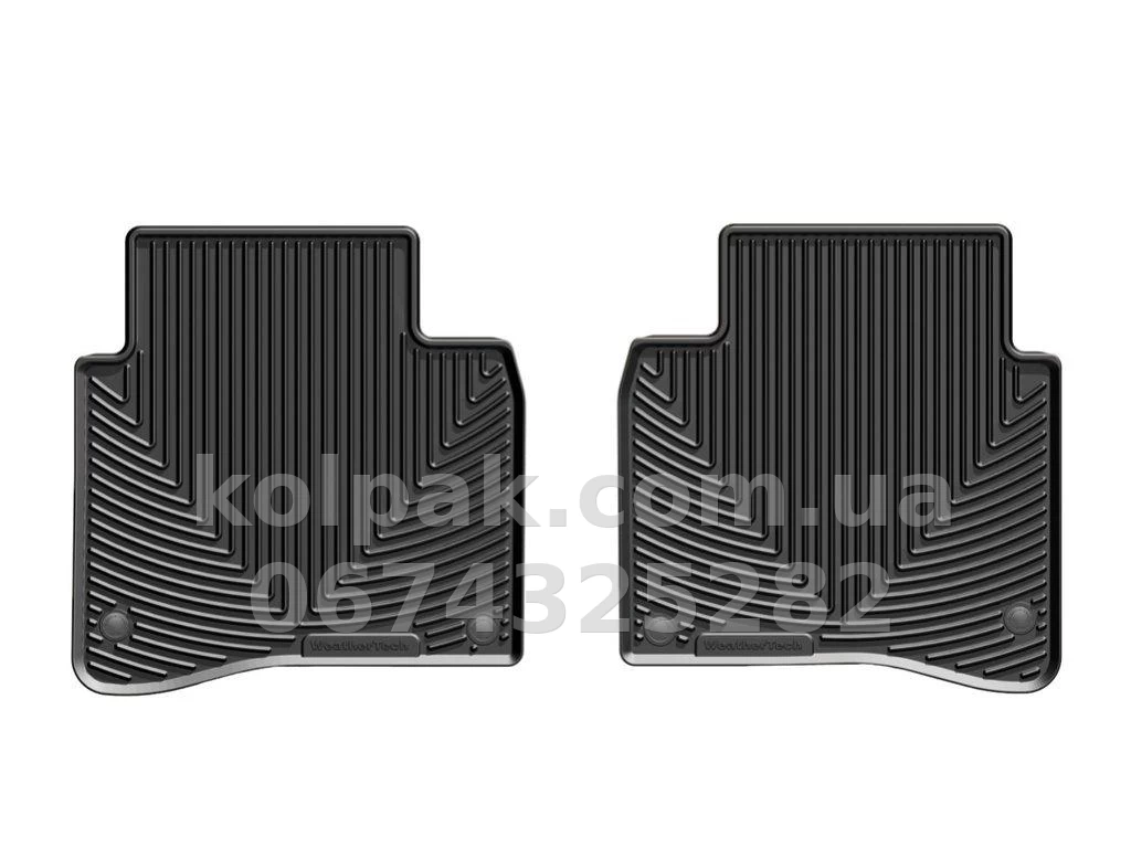 Килимки в салон Mercedes-Benz S-Class W222 2013-, задні, чорні, Weathertech W354 Килимки в салон Mercedes-Benz S-Class W222 2013-, задні, чорні, Weathertech W354 — фото 1