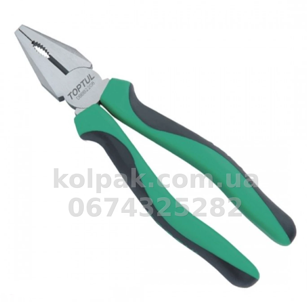 Плоскогубці 7" (хром-молібден) TOPTUL DBBB2207B Плоскогубці 7" (хром-молібден) TOPTUL DBBB2207B — фото 1