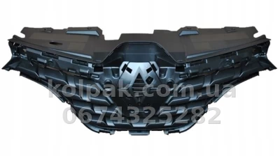 Решітка радіатора Renault Kadjar 2016-2018, чорна, AVTM, 185641990