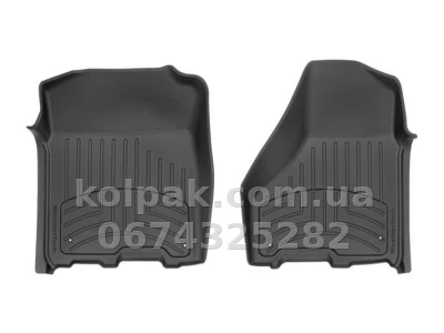 Килимки в салон Dodge Ram 1500 Classic 2009-, передні, тканинна оббивка, чорні, Weathertech 444781IM