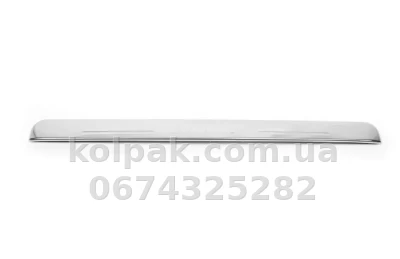 Chrome-plated trim above the number plate Mercedes-Benz Vito/Viano W639 (twin rear doors) 2003-2014, Carmos, 6452754 Chrome-plated trim above the number plate Mercedes-Benz Vito/Viano W639 (twin rear doors) 2003-2014, Carmos, 6452754 β photo 2