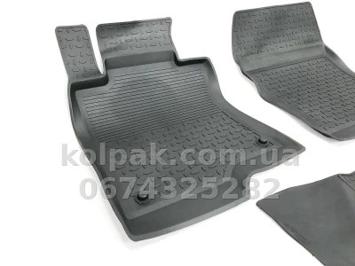 Floor mats for Honda Accord 2008-2012, Rubber, 5 pcs, Seintex, 86251 — photo 3