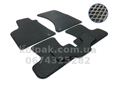 Килимки в салон Audi Q5 2008-2016, EVA, чорні, 5 шт., AVTM BLCEV1032