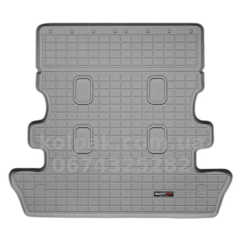 Boot mat for Toyota Land Cruiser 200/Lexus LX570 2008-, 7 seats, grey, WeatherTech 42356 Boot mat for Toyota Land Cruiser 200/Lexus LX570 2008-, 7 seats, grey, WeatherTech 42356 β photo 1