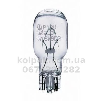 Car bulb W16W Standard 12V 16W W2,1x9,5d (1 pc) Car bulb W16W Standard 12V 16W W2,1x9,5d (1 pc) β photo 1