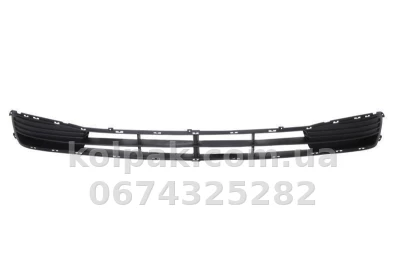 Решітка бампера Hyundai Accent 2006-2010, середня, без отвору для протитуманної фари, AVTM, 865221, 3214 994