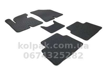 Килимки в салон Kia Sportage 2010-2015, EVA, чорні, 5 шт., AVTM BLCEV1281 Килимки в салон Kia Sportage 2010-2015, EVA, чорні, 5 шт., AVTM BLCEV1281