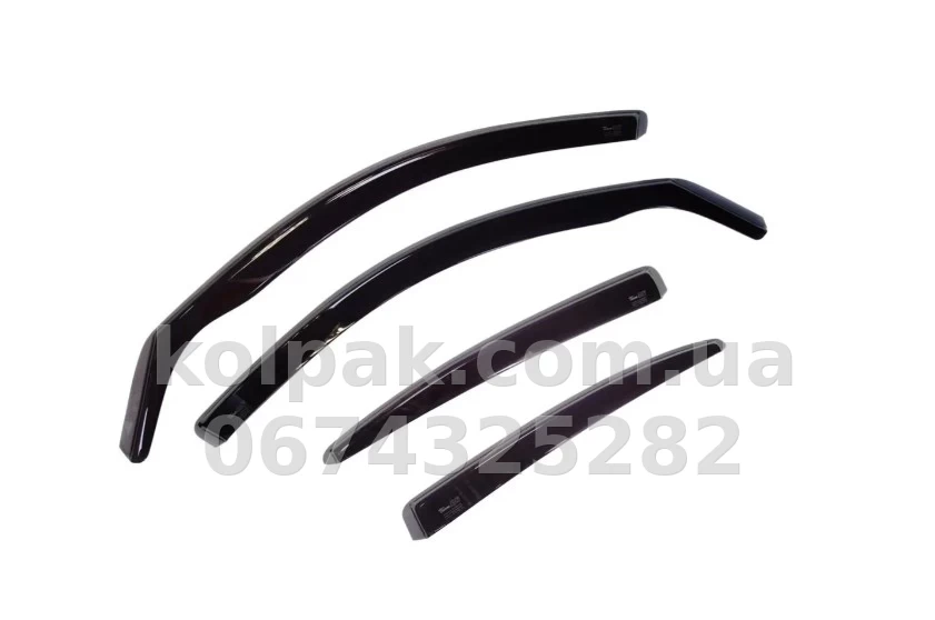 In-channel window wind deflectors for Renault Duster 2024-5D 4 pcs Heko 13126 In-channel window wind deflectors for Renault Duster 2024-5D 4 pcs Heko 13126 β photo 1