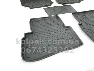 Floor mats for Hyundai Creta 2016-, Rubber, 5 pcs, Seintex, 87517 — photo 5