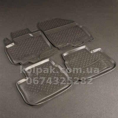 Polyurethane floor mats for Fiat Sedici 2008-, Norplast, NPL-Po-21-03 Polyurethane floor mats for Fiat Sedici 2008-, Norplast, NPL-Po-21-03 β photo 2