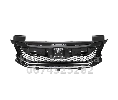 Решітка радіатора Honda Accord 9 Coupe 2015-2017, чорний глянець, AVTM, 183039990