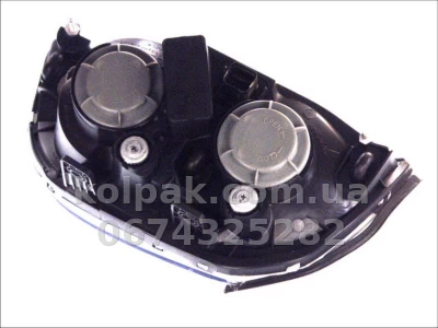 Передня ліва фара Chevrolet Lacetti SD/CW 2004-2012, H1/H7, механічне регулювання, Depo, 222-1114L-LD-E — фото 2