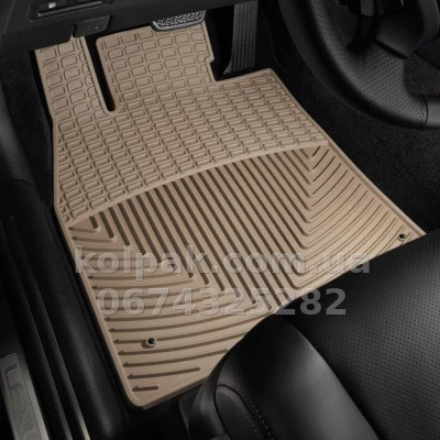 Килимки в салон Lexus LS460 2006-, 2WD, передні, бежеві, Weathertech W175TN — фото 2