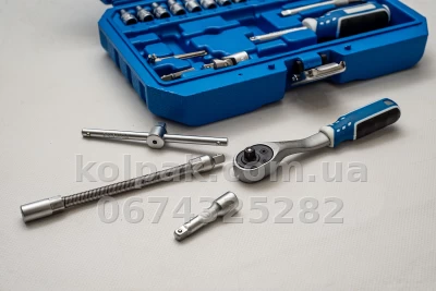 Tool set 1/4" 46 pieces (plastic case) MG10046 MAGMA — photo 4