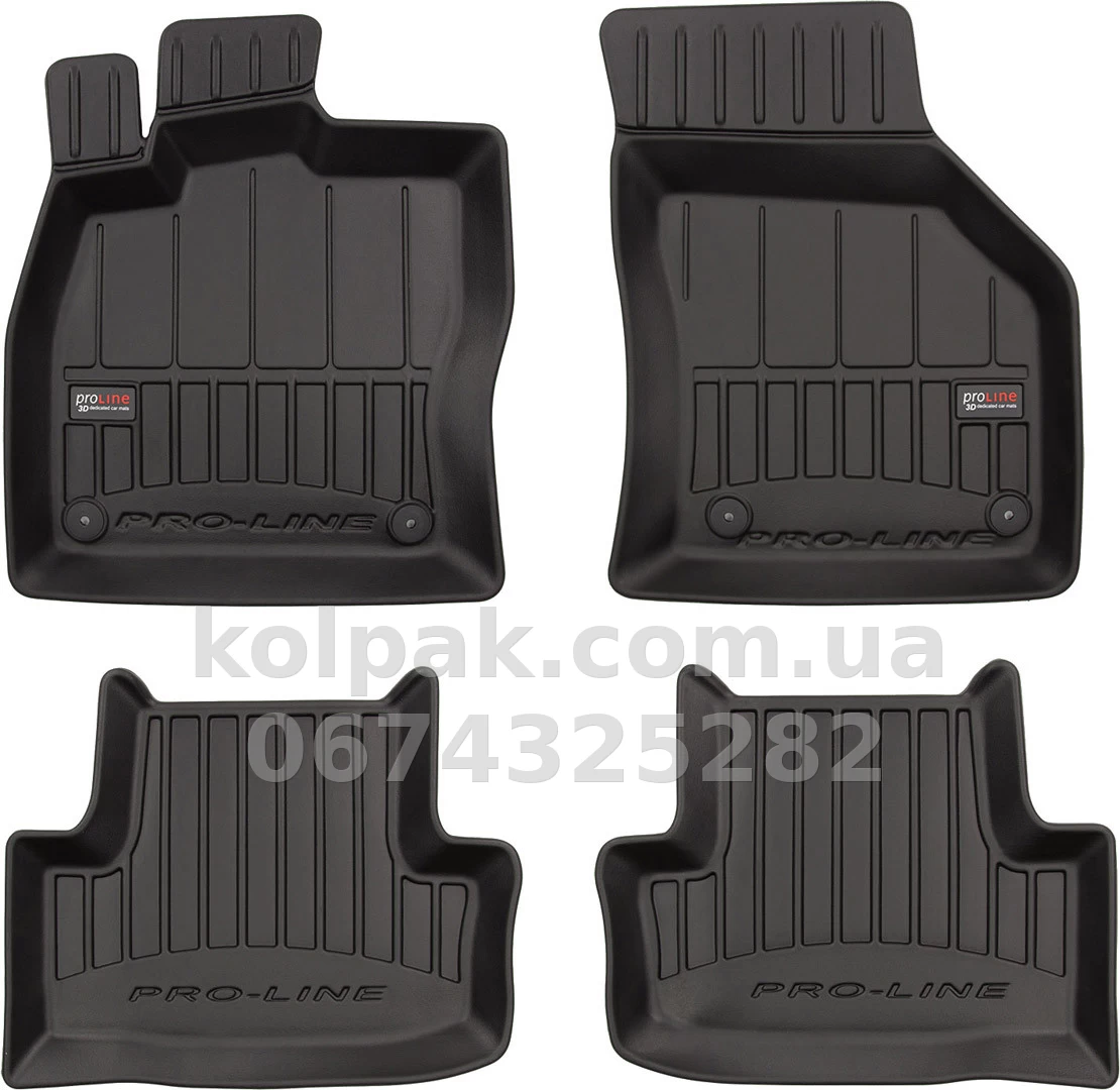 Килимки в салон Skoda Karoq 2017-, Proline 3D, Frogum, FG 3D407053 Килимки в салон Skoda Karoq 2017-, Proline 3D, Frogum, FG 3D407053 — фото 1