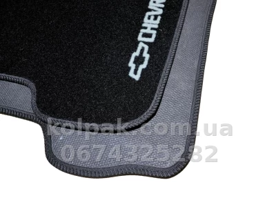 Ворсові килимки в салон Chevrolet Aveo 2005-2011, чорні, 5 шт., AVTM BLCCR1076 Ворсові килимки в салон Chevrolet Aveo 2005-2011, чорні, 5 шт., AVTM BLCCR1076 — фото 6