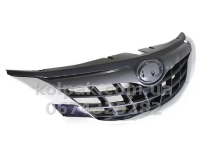 Решітка радіатора Subaru Impreza 2007-2011 чорна, із хромованим молдингом, AVTM, 186703990 Решітка радіатора Subaru Impreza 2007-2011 чорна, із хромованим молдингом, AVTM, 186703990