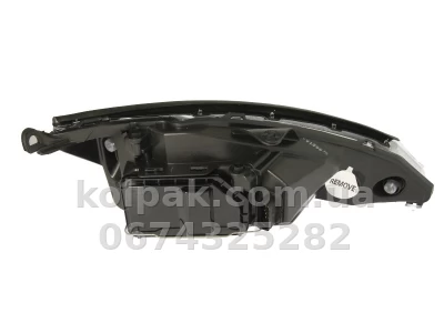 Передня ліва фара Ford Focus 1 2001-2003, H7/H1, електричне регулювання, Depo, 431-1152L-LD-EM — фото 2