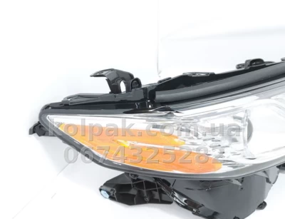 Передня права фара Toyota Camry XV70 2017-2021, механічне регулювання, без ламп (LED), жовта вставка, Depo, 31211AWRAS1 Передня права фара Toyota Camry XV70 2017-2021, механічне регулювання, без ламп (LED), жовта вставка, Depo, 31211AWRAS1 — фото 2