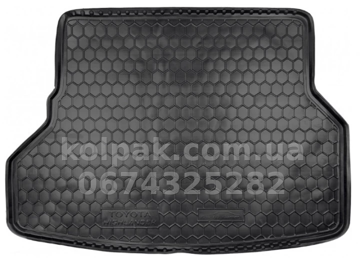 Boot mat for Toyota Highlander 2008-2014, 7 seats, 111397 Avto-Gumm Boot mat for Toyota Highlander 2008-2014, 7 seats, 111397 Avto-Gumm β photo 1