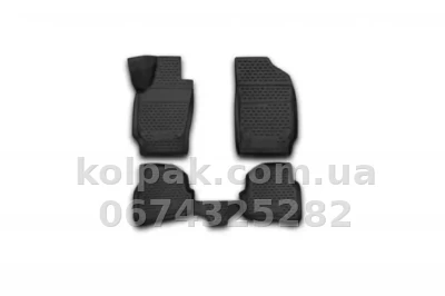 Поліуретанові килимки в салон Nissan X-Trail 2001-2007, 4 шт., Novline, CARNIS00033
