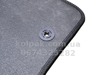 Carpet floor mats for Volkswagen Passat B6/B7 2005-2014, black, 5 pcs, AVTM BLCCR1671 — photo 6