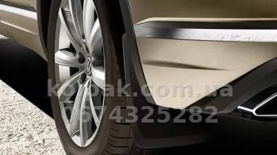 Оригінальні бризковики Volkswagen Touareg 2018- задні 2 шт. VAG 760075101 Оригінальні бризковики Volkswagen Touareg 2018- задні 2 шт. VAG 760075101 — фото 2
