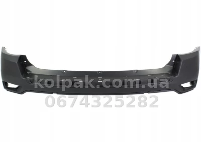 Задній бампер Jeep Compass 2011-2016, чорний, під фарбування, AVTM, 183806950P