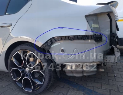 Праве кріплення заднього бампера Skoda Octavia A7 2013-2017, бічне, AVTM, 5E5807394, 186415962 Праве кріплення заднього бампера Skoda Octavia A7 2013-2017, бічне, AVTM, 5E5807394, 186415962 — фото 2