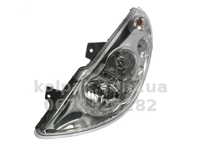 Передня ліва фара Renault Master/Opel Movano 2010-, H1/H7, механічне регулювання, Depo, 442-1165L-LD-EM