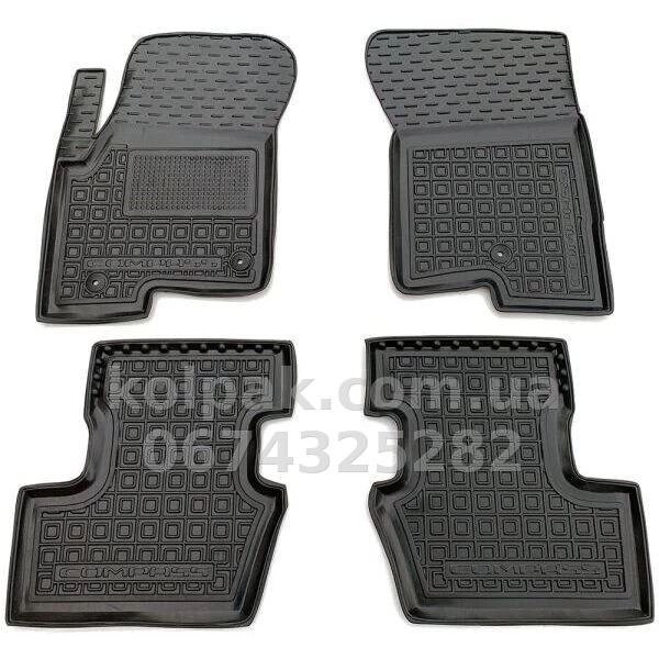 Floor mats for Jeep Compass 2011-2016, Avto-Gumm, 11836 Avto-Gumm Floor mats for Jeep Compass 2011-2016, Avto-Gumm, 11836 Avto-Gumm β photo 1