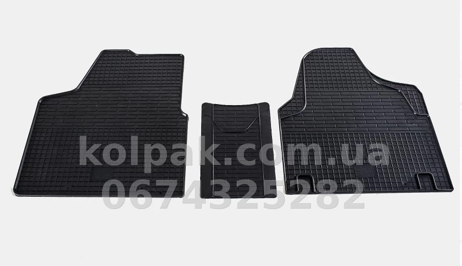 Floor mats for Peugeot Expert/Citroen Jumpy/Fiat Scudo 2007-, 3 pcs, Stingray, 1003103 Floor mats for Peugeot Expert/Citroen Jumpy/Fiat Scudo 2007-, 3 pcs, Stingray, 1003103 β photo 1